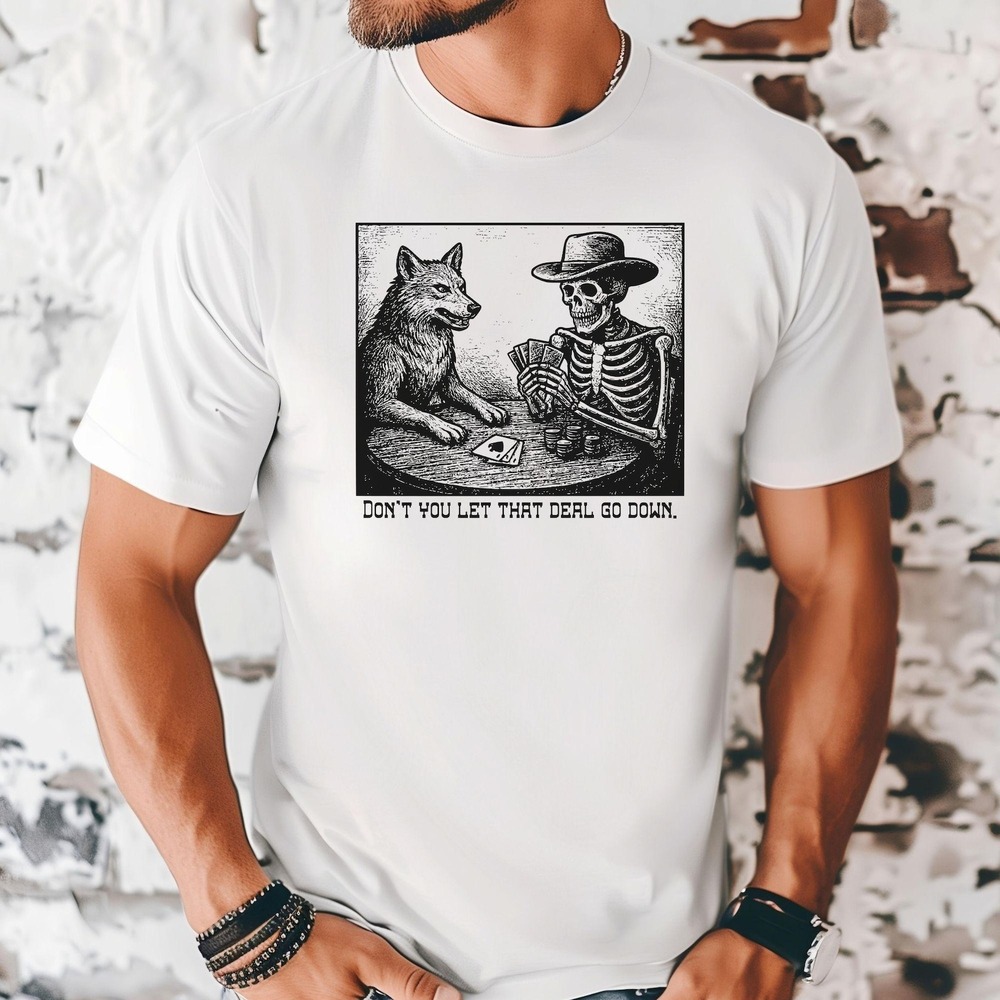 Grateful Dead Deal TShirt, Jerry Garcia Shirt, Deadhead Poker Tshirt